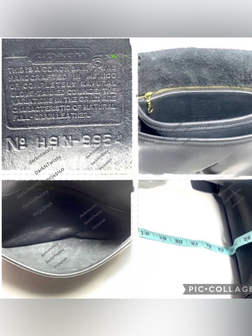 Vintage Coach Leather Prairie Bag Gorgeous! - Picture 9 of 15